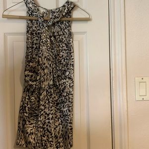 Cache medium leopard blouse with bling
